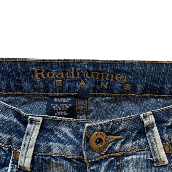 Vintage Roadrunner medium wash size 8 made in Canada capri rolled jean shorts - Picture 5 of 8